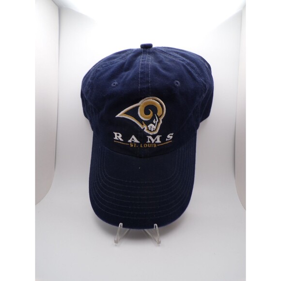 St. Louis Rams Other - St Louis Rams Navy Baseball Cap Adjustable Strap Back Cotton Hat
